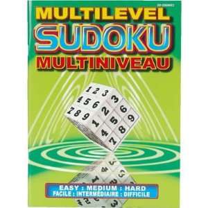 SUDOKU PUZZLE BOOK ASSORTED LEVELS (Sold 3 Units per Pack)