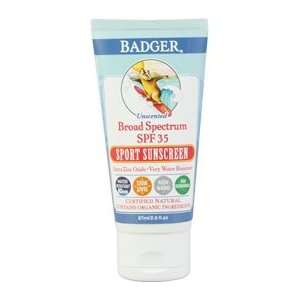  Badger SPF35 Broad Spectrum Unscented Sunscreen: Beauty