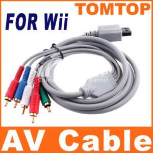 FOR Nintendo Wii AV Audio Video Component HD Cable HDTV  