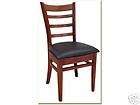 Used Wood Ladder Back Restaurant Chair  