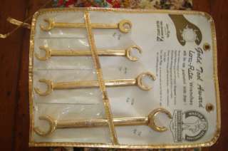 40s kelsey and hayes gold loc rite tool award wrenches  