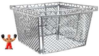 WWE Rumblers Rey Mysterio Figure with Deluxe Steel Cage Accessory 
