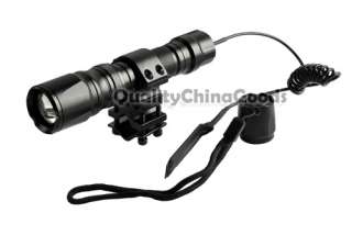   CREE XM L T6 LED Focus Adjust Flashlight Torch B06 + Mount Set  
