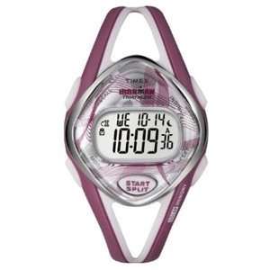  Timex Ironman Sleek 50 Lap Mid Size Watch   Pink Swirl 