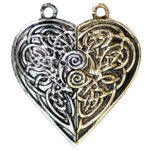   Token Pair for Love & Friendship (Pendant & Charms) Patio, Lawn