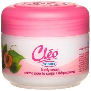  Cleo Body Cream Yougurt Cherry, 250 ml Plastic Jar (Pack 
