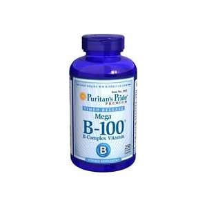  Vitamin B 100 Complex Time Release 100 mg 250 Tablets 