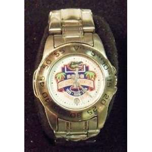   Florida Gators UF Ladies Watch with Metal band   Mens College Watches