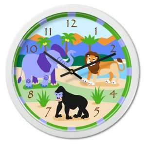  Best Quality Wild Animals/Clock By Olive Kids