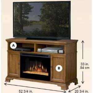 GDS25G 1055DO Brookings Electric Fireplace With Life Like Flame Effect 